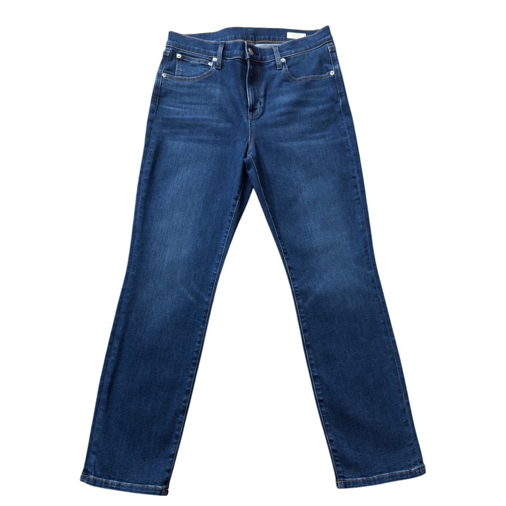 AYR The Stir Blue Dark Wash High Rise Straight Leg Jeans Size 30 zz61